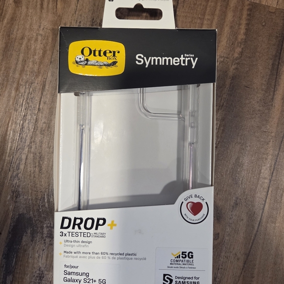 OtterBox Symmetry Series Clear Case for Samsung Galaxy S21+ 5G - Picture 1 of 2